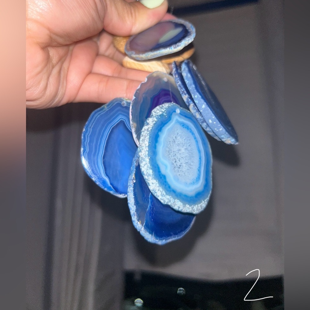 Blue Agate Windchime - Picture 7 of 16